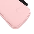 thumbnail image 3 of Portable Hard Shell Carrying Case for Handheld Consoles Travel Protective Storage Bag with Accessories Pockets TF Card Slots and Charger Compartment Shockproof Organizer Pink, 3 of 4