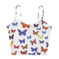 thumbnail image 1 of Pntutb Blusa de talla grande con estampado de flores de manga corta con cuello redondo informal de verano para mujer Pntutb Pntutb-6548, 1 of 3
