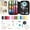 White/Black, variant on 126pcs Sewing Kit for Adults and Kids, Needle and Thread Sewing Kit with Scissors, Thimble, Thread, Needles, Tape Measure, Carrying Case, Basic Sewing Repair Kit for Home, Travel, Beginner