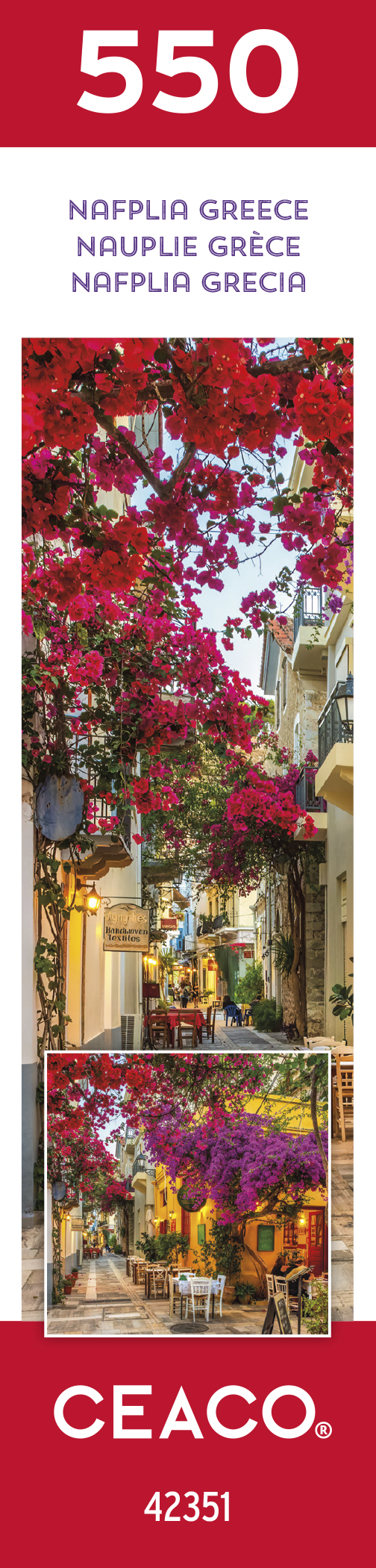 Ceaco 550-Piece Around the World Nafplio Greece Interlocking Jigsaw Puzzle