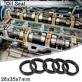thumbnail image 2 of Unique Bargains Oil Seal TC Rotary Shaft Seal TC Seal Ring 28x35x7mm High Pressure Nitrile Rubber Black 5 Pcs, 2 of 7