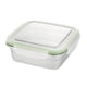 thumbnail image 2 of Fiambrera grande de acero inoxidable, contenedor de frutas, ideal para viajes y camping, 750 ml 750ml, 2 of 9