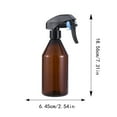 thumbnail image 3 of Home Decor 2 Pack Amber Spray Bottle 300Ml Water Spray Bottle Fully Transparent Trigger Water Atomizer For Flowers And Garden Spray Bottles, 3 of 7