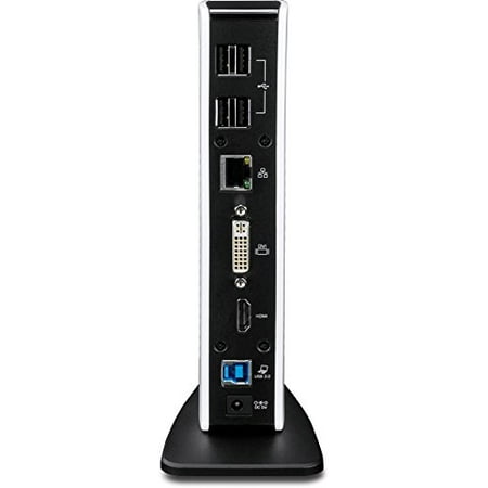 TRENDnet USB 3.0 Universal Docking Station with Dual Video Outputs for Windows 10, 8.1, 7, & XP (HDMI and DVI / VGA, (Best Dock For Windows 7)