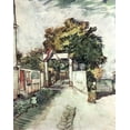 thumbnail image 2 of Van Gogh, Vincent 15x18 Black Ornate Wood Framed with Double Matting Museum Art Print Titled - Entrance to the Moulin De La Galette, 2 of 4
