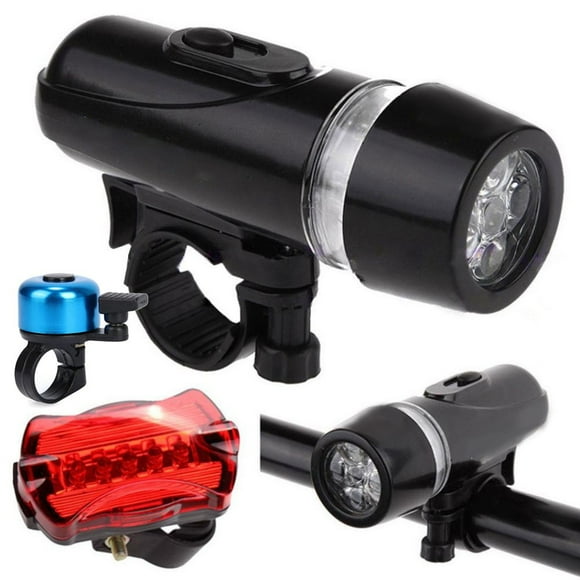 Bicycle Helmet Lamp Bike Bicycle Front Led Light + Rear Flashlight on Clearance