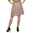 thumbnail image 4 of Moomaya Jupe Courte Plissée en Coton Imprimé pour Femmes Vêtements Décontractés, 4 of 6