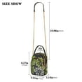 thumbnail image 2 of FORMRS Crossbody Bag for Women Quilted Travel Shoulder Cell Phone Purse with Chain Strap Handbag, Gray Floral, 2 of 7