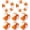 Orange, variant on 8Pcs Inflatable Pool Float Set Includes 2Pcs 22.8" Swim Ring & 6Pcs 16" Beach Ball Bulk PVC Summer Water Toys for Swimming Pool Beach Hawaiian Tropical Party Favors Decorations Supplies Pink