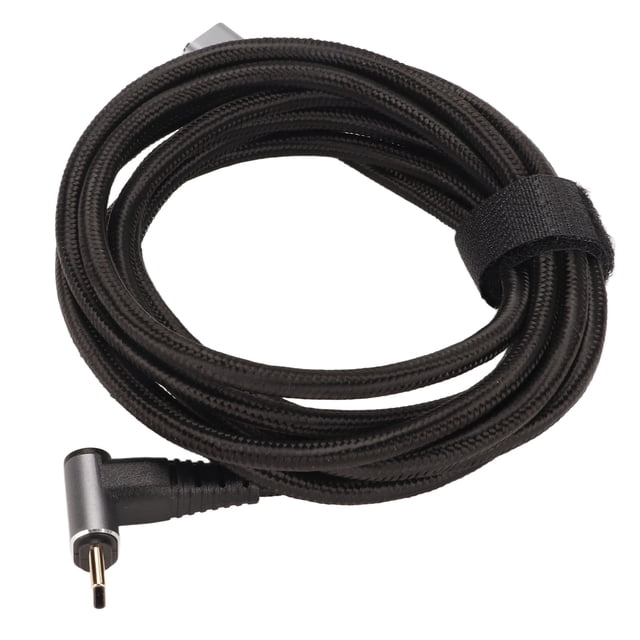 Cable USB C 3.1 Macho A Hurbra, Carga Rápida PD100W, Cable de Carga USB C de 10 Gbps 4K A 60 Hz, Diseño en Forma de L de 90 Grados, Trenzado de Nailon, Chapado en Oro, para vapor para vapor