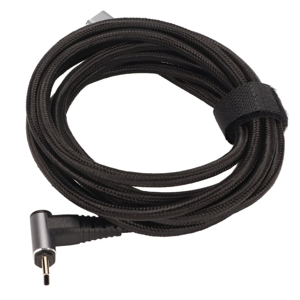 Cable USB C 3.1 Macho A Hurbra, Carga Rápida PD100W, Cable de Carga USB C de 10 Gbps 4K A 60 Hz, Diseño en Forma de L de 90 Grados, Trenzado de Nailon, Chapado en Oro, para vapor para vapor