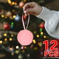 thumbnail image 5 of geerera Pink Furry Ornaments, 12-Pack Fluffy Pom Pom Ball Decor, 3 Inch Fuzzy Christmas Tree Decorations, for Home Decor, DIY Crafts and Holiday Party, 5 of 9