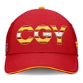 thumbnail image 2 of Men's Fanatics Red/Gold Calgary Flames Authentic Pro Rink Team Code Flex Hat, 2 of 4