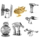 thumbnail image 3 of Modelo de ensamblaje de metal Aipin DIY rompecabezas Star Wars Millennium Falcon R2D2 Empire Star Destroyer, 3 of 4