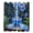 style-4, variant on Blue Daisies Pattern 2 Panels 3D Printing Pattern Curtain for Bedroom Living Room Kitchen Window Decoration Home