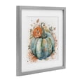 thumbnail image 2 of Boho Pumpkin & Blossom Gray Framed Print Under Glass, 16 x 16, Made In USA, 2 of 8