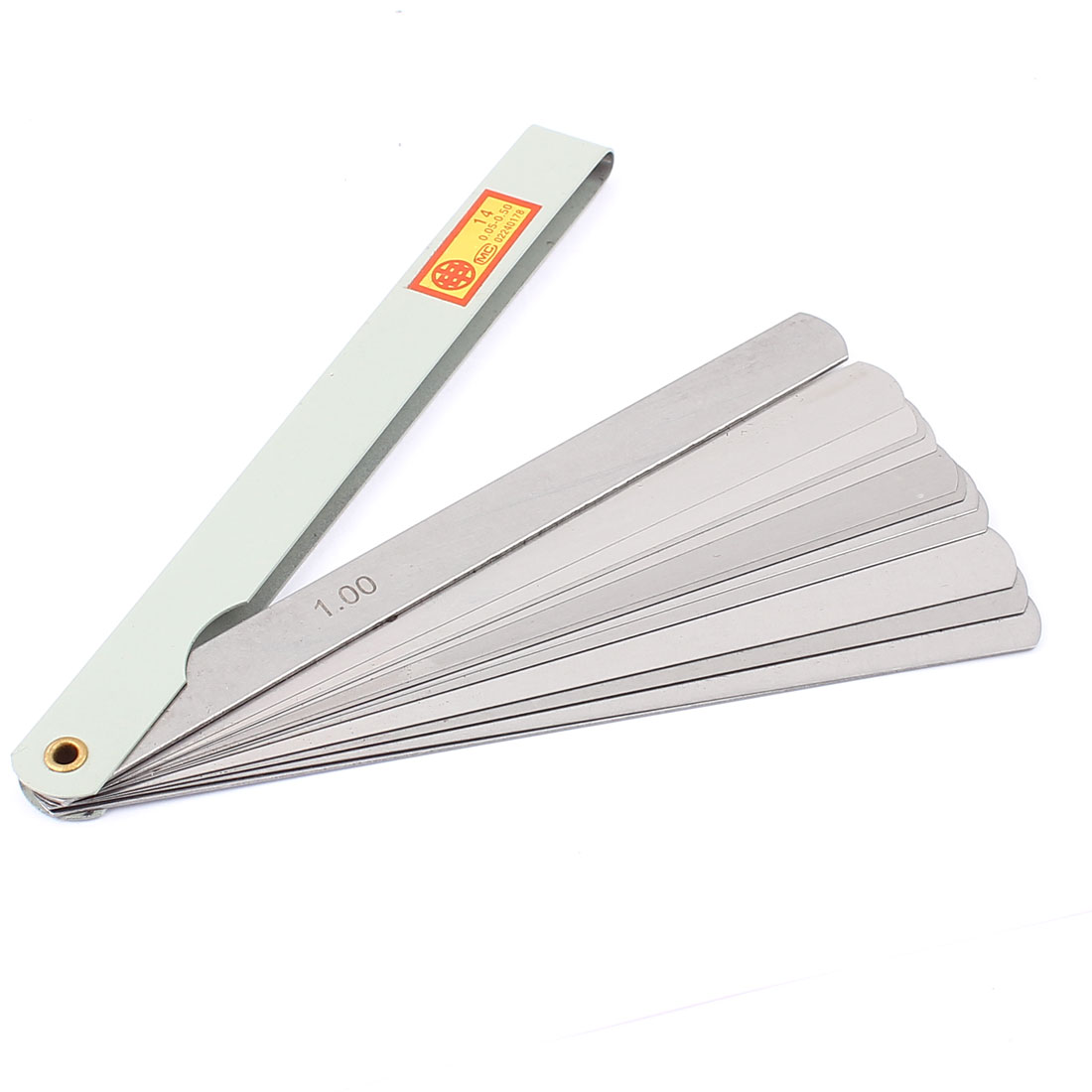 0.05mm0.5mm Thickness 14 Plates Gap Filler Feeler Gauge Measuring Tool