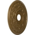 thumbnail image 2 of Ekena Millwork 19"OD x 3 1/2"ID x 1"P Baltimore Thermoformed PVC Ceiling Medallion (Fits Canopies up to 7 3/4"), Metallic Champagne Bronze, 2 of 10