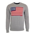 thumbnail image 7 of Chaps Men's & Big Men's Long Sleeve Flag Crewneck Sweater, Sizes S-3XL, 7 of 7