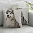 thumbnail image 3 of Cute dog Pattern Pillowcase, Short Plush Square Pillowcase,Bedroom,Sofa Cushion Cover, 3 of 5