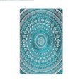 thumbnail image 2 of JML Non-Slip MicrofiberFabric & Rubber Doormat - Soft Entryway Rug for Home/Office (16"x24") - Easy Clean Door Mat for Indoor/Outdoor Use, Teal Mandala Design, 2 of 6