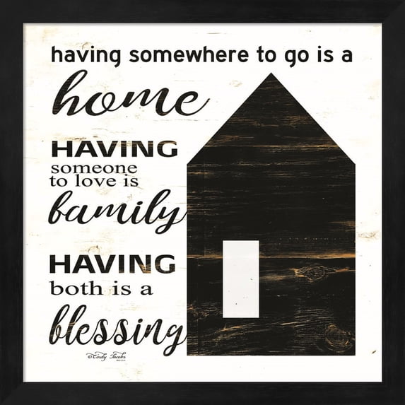 A Blessing by Cindy Jacobs, Framed Wall Art, 13.25W x 13.25H