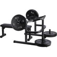 thumbnail image 1 of Alician 1050LBS Chest Press Machine with Converging Arms,Bench Press Machine with Independent Flat Bench, Heavy Duty Bench Press Rack for Home Gym,Chest Workout Equipment, 1 of 8
