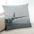 thumbnail image 1 of Ahgly Company Transportation Airplane Indoor Throw Pillow, 18 inch by 18 inch, 1 of 6