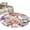 Purple, variant on Round Rugs 4Ft, Pink Purple Hydrangea Round Area Rug Washable Indoor Throw Carpet, Spring Pastoral Flowers Soft Non Slip Circle Rug for Kitchen Nursery Room Home Decor Aesthetic