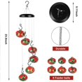 thumbnail image 3 of Charming wind chime hummingbird feeder for outdoor hanging,ant and bee resistant, 3 of 12