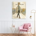 thumbnail image 3 of Stupell Industries Shabby Chic Fashion Runway Giraffe Canvas Art, 24 x 30, by Grotto Studios, 3 of 8