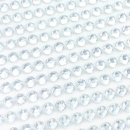 6MM Self Adhesive Glitter Crystal Gem Jewels Sticker Diamante