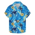 thumbnail image 6 of DJDLJWCJ Short Sleeve Men Hawaiian Shirts, polo Shirts for Men Mens Casual Button Down Shirts Summer Beach Shirts Multicolor 3XL, 6 of 6