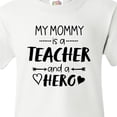 thumbnail image 4 of Inktastic My Mommy is a Teacher and a Hero Youth T-Shirt, 4 of 5