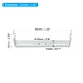 thumbnail image 2 of Uxcell 85mm Ceiling Light Plate Kit Light Fixture Mounting Bracket Plate Steel Crossbar for Pendant Wall Light 4 Set, 2 of 7