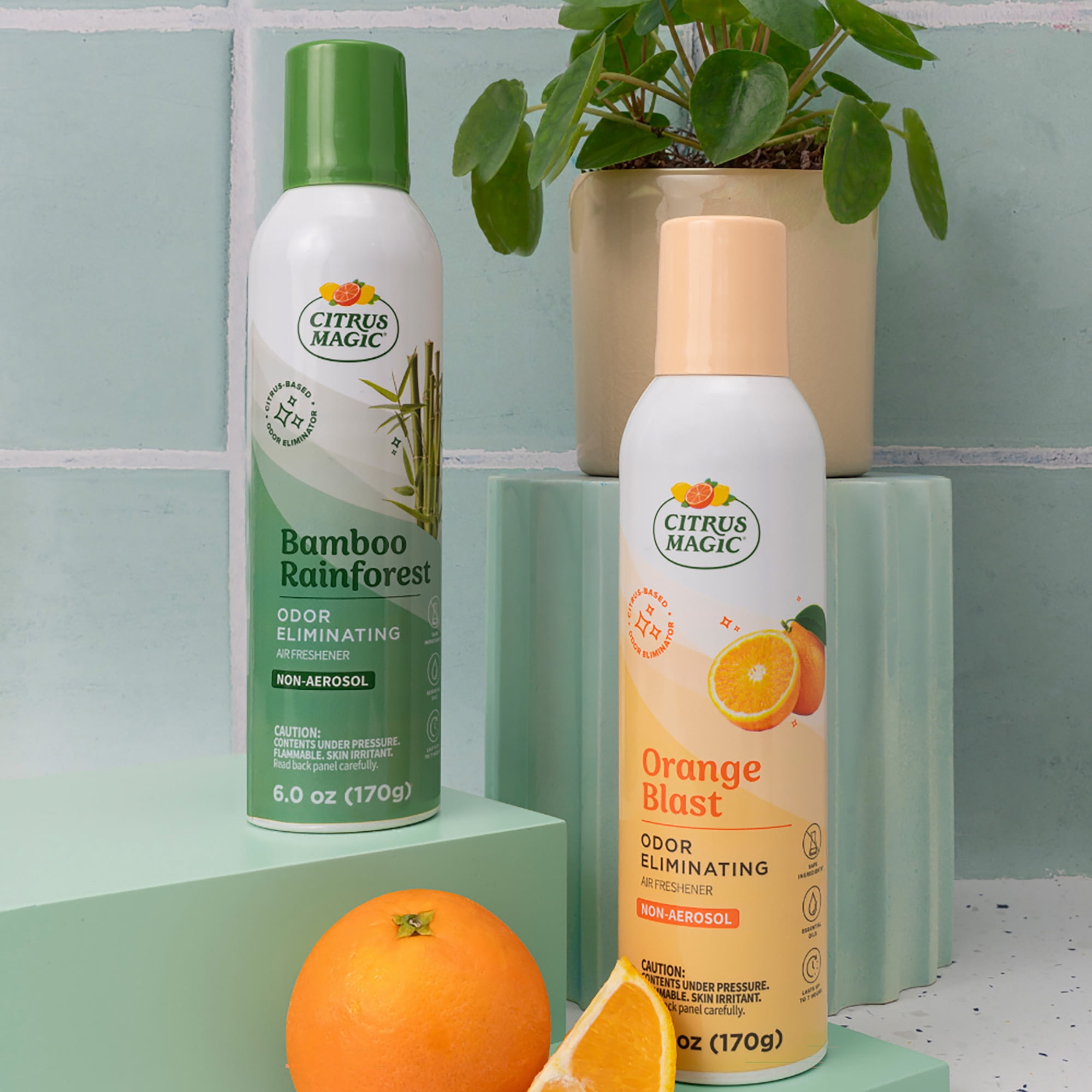 Citrus Magic Odor Eliminating Air Freshener and Room Spray, Bamboo Rainforest, 6-Ounce