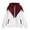 Wine, variant on VEKDONE Teen Girl Color Block Jackets Womens Zip Up Hoodies Fall Long Sleeve Thin Coat with Pockets Loose Fit Plus Size Drawstring Hooded Outerwear Pink XXXXL