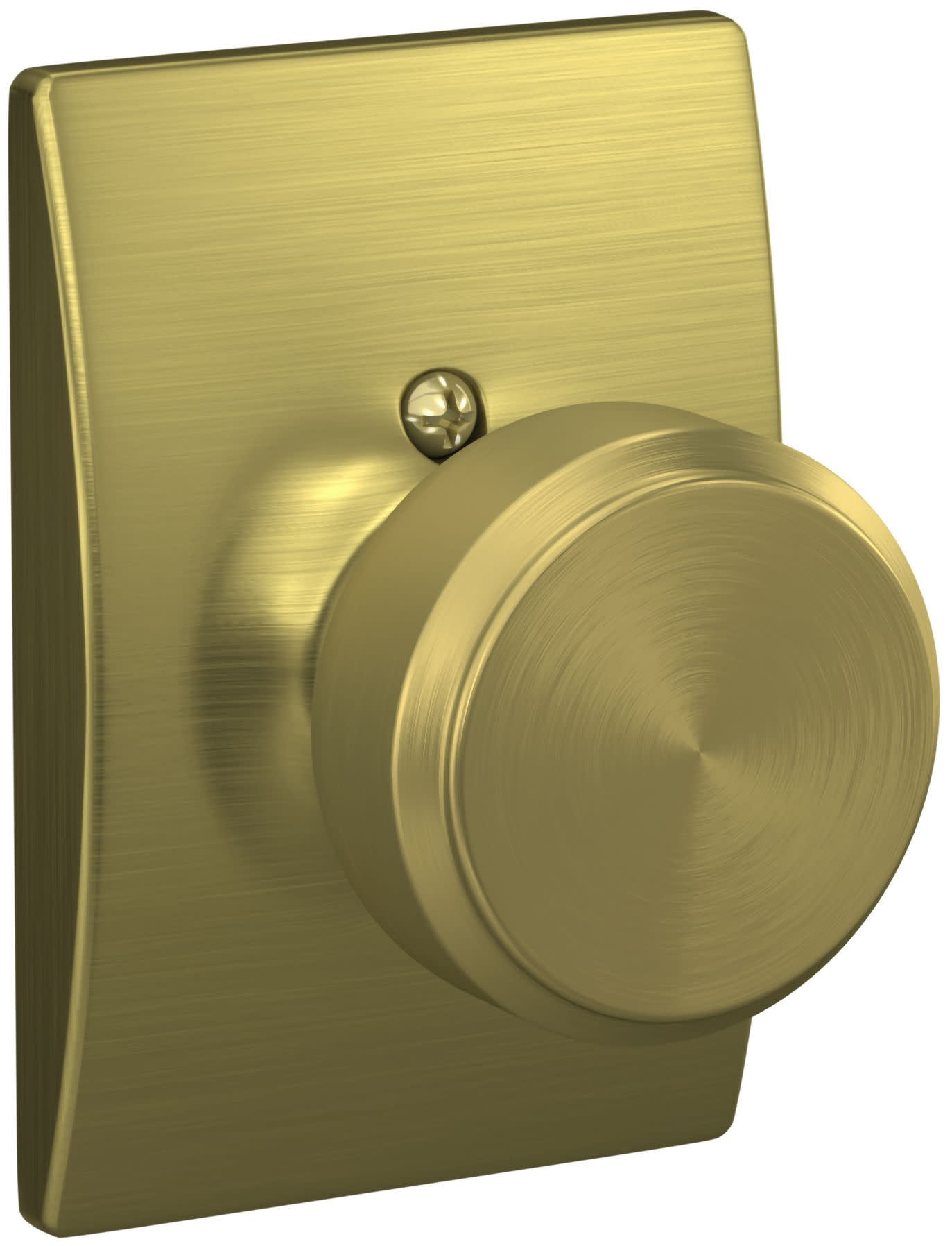Schlage F10BWE622CEN Bowery Passage knob Matte Black