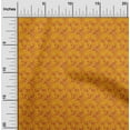thumbnail image 1 of oneOone Cotton Poplin Twill Mustard Yellow Fabric Batik Quilting Supplies Print Sewing Fabric By The Yard 56 Inch Wide, 1 of 4
