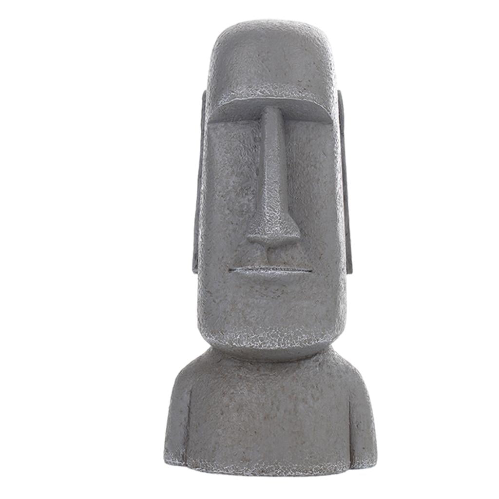 Ancient Easter Island Statue Massive Megalith Retro Style Accents Decor