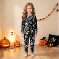thumbnail image 5 of Leey-World Halloween Pjs Toddler Girl Baby 2-piece Pajamas Toddler Boys and Girls Halloween Pjs Toddler Long Sleeve Jammies Kids Sleepwear, 5 of 9