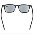 thumbnail image 4 of Men's Tinted Grey Reading Glasses Women's Square Classic Transparent Readers Sunglasses UV400 +1.00, 4 of 4