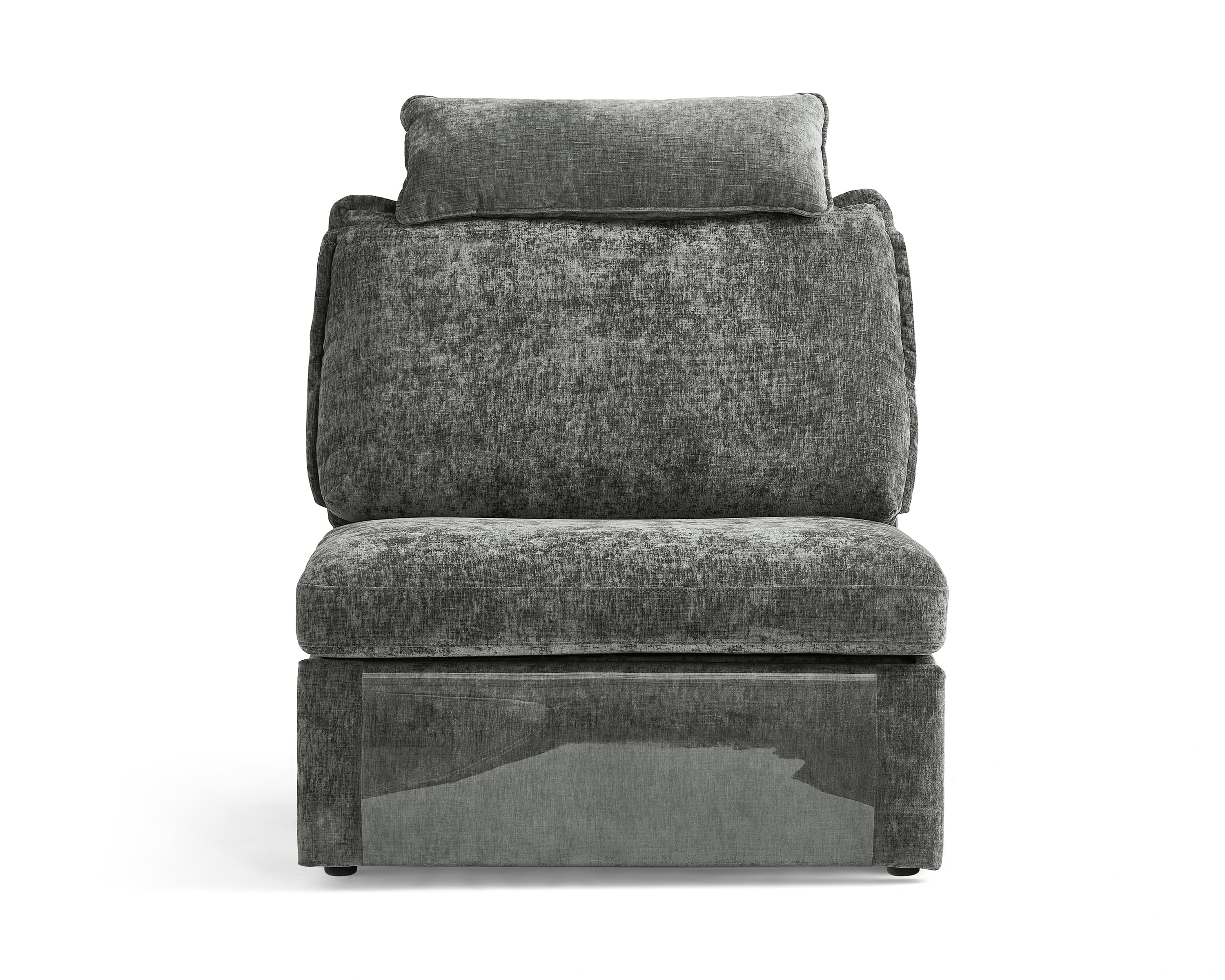 BEDEEP Chenille Power Recliner, Gray