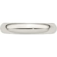 thumbnail image 4 of Sterling Silver 4mm Comfort Fit Band (Size 4.5) Made In United States qcf040-4.5, 4 of 5