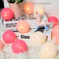 thumbnail image 2 of Lovely Ball Shaped Fairy Lights, 3M 20 LEDs USB String Light, for Wedding Party Tent Balcony Girls Room Decoration, 2 of 3