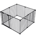 thumbnail image 2 of Vivifying 200" Adjustable Safety Gate 8 Panels Play Yard Metal Doorways Fireplace Fence, 2 of 7