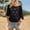 Black, variant on Crochet Lattice Tops For Women Womens Summer Tops Short Sleeve Tops For Women Trending Womens Clothes Womens Tops Crochet Lattice Tops For Women Wrinkle Free Travel Clothes For Women