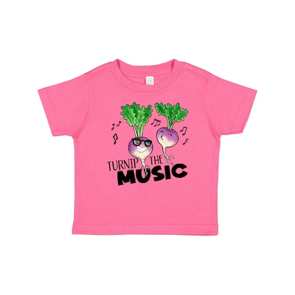 Inktastic Turnip the Music Partying Vegetables Boys or Girls Baby T-Shirt
