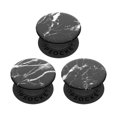thumbnail image 1 of PopSockets PopMinis Mini Agarraderas Paquete de 3 Mármol Negro, 1 of 6