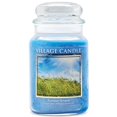 thumbnail image 1 of Village Candle Summer Breeze Large Glass Apothecary Jar, Scented Candle, 21.25 Oz, Blue, 1 of 4